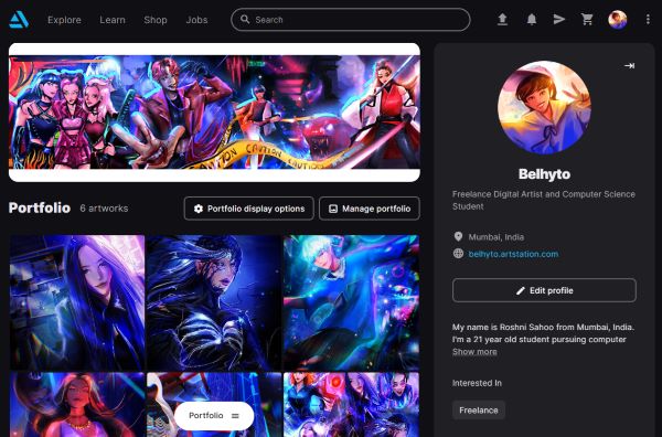 ArtStation Profile