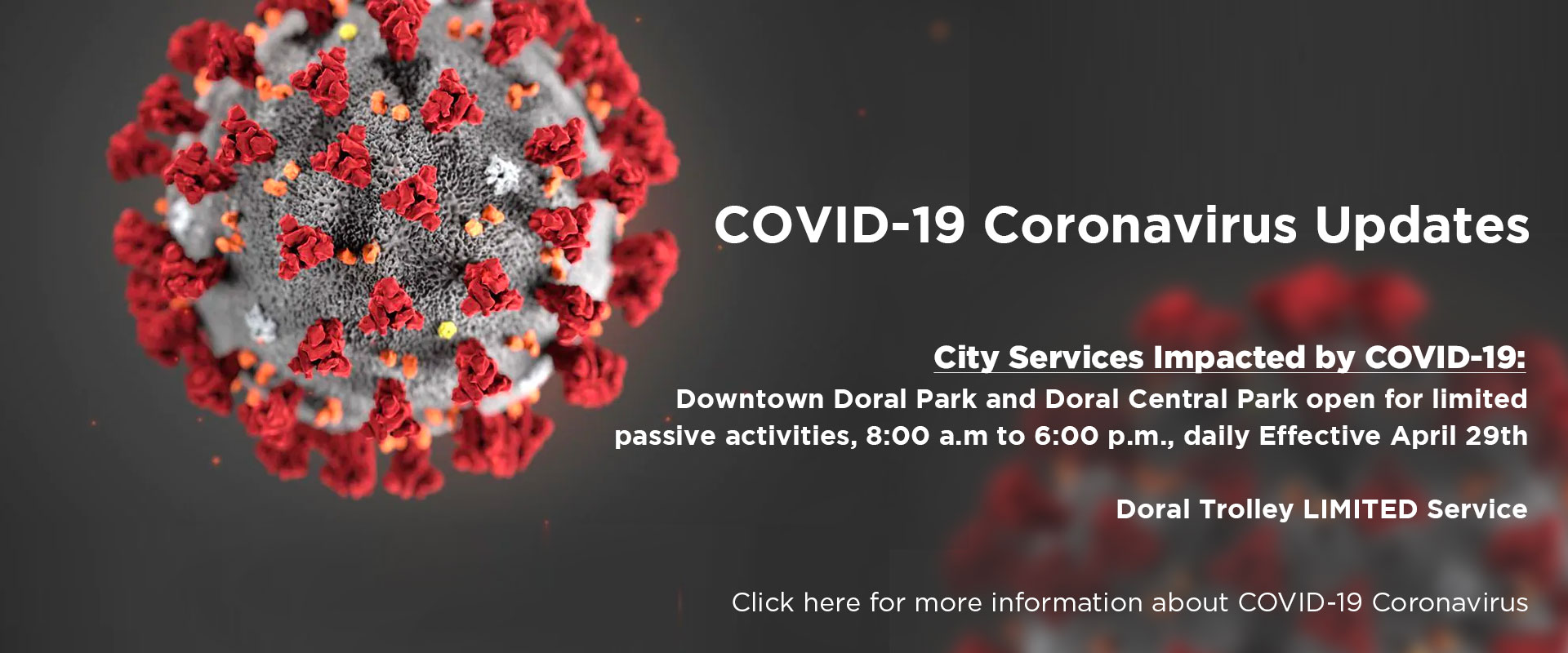 Covid 19 Coronavirus Updates City Of Doral