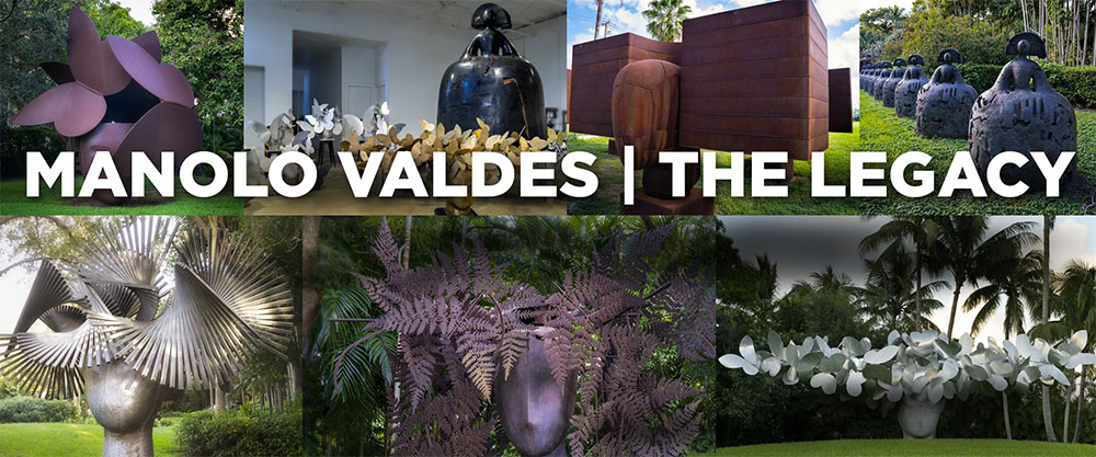 Manolo Valdes Opening Sculpture Exhibit
