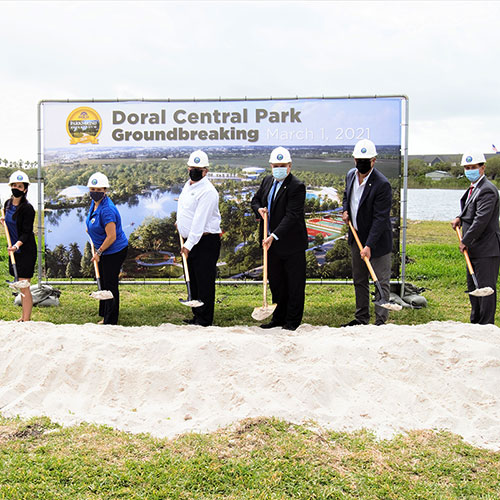 Doral Breaks Ground on Construction of Doral Central Park