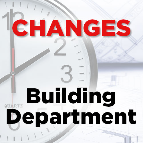 Changes to Building Department Hours