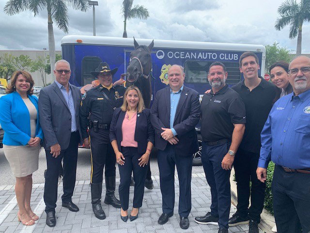 Doral and Ocean Mazda Unveil New Doral PD Mounted Patrol Unit