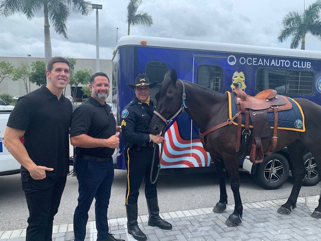 Doral and Ocean Mazda Unveil New Doral PD Mounted Patrol Unit