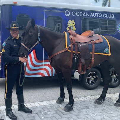 Doral and Ocean Mazda Unveil New Doral PD Mounted Patrol Unit