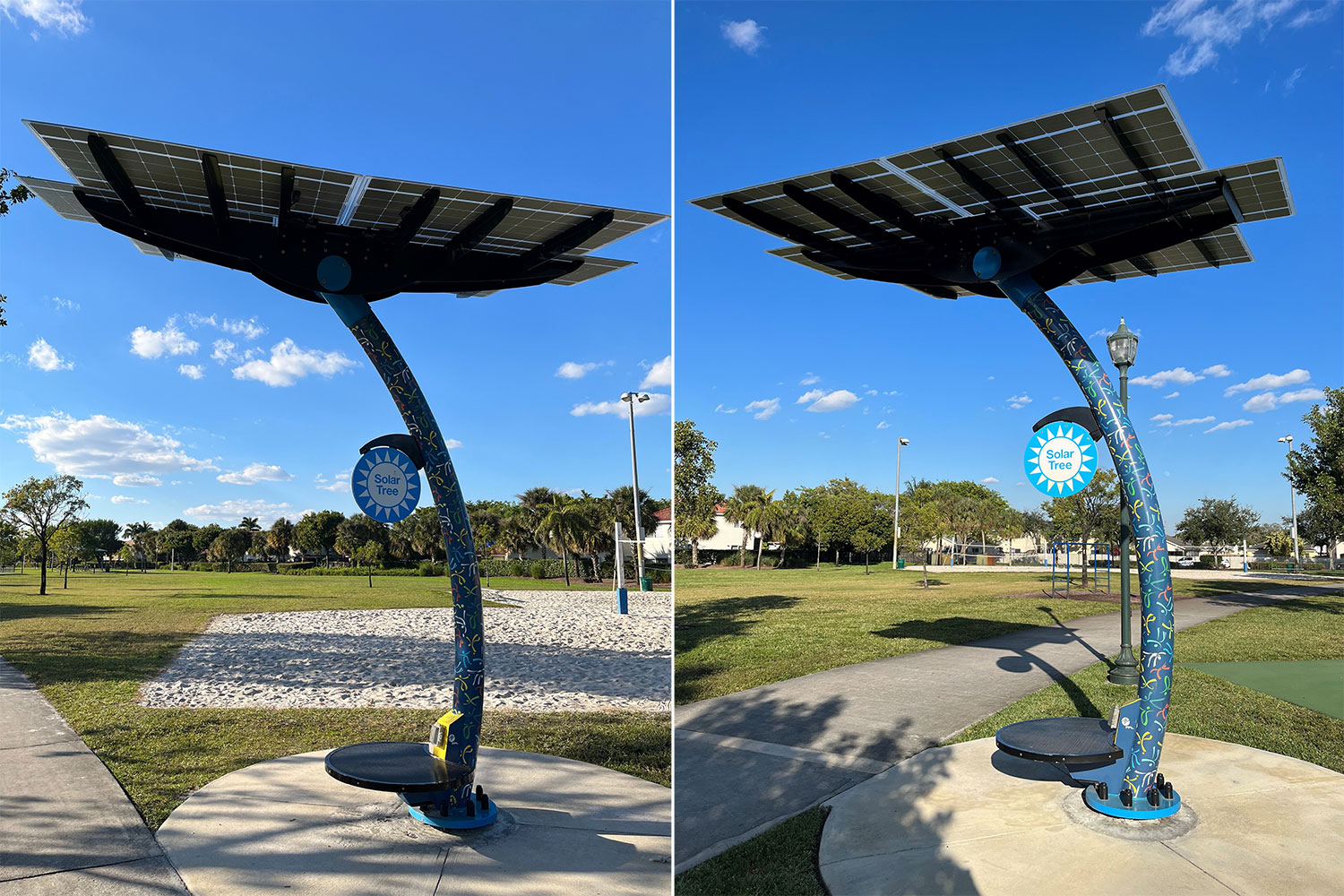 FPL Partnership Brings Solar Trees to Morgan Levy Park