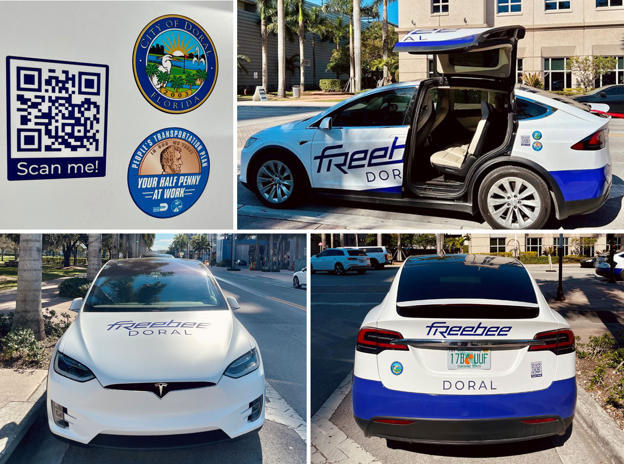 FreeBee in Doral Adds Teslas and Expands Service