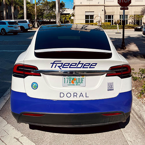 FreeBee in Doral Adds Teslas and Expands Service
