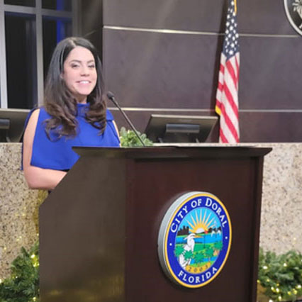 Doral Welcomes New City Manager Barbie Hernandez!