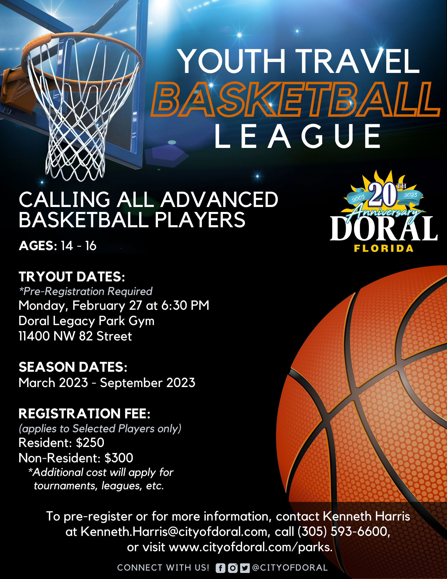 Travel Basketball · City of Doral