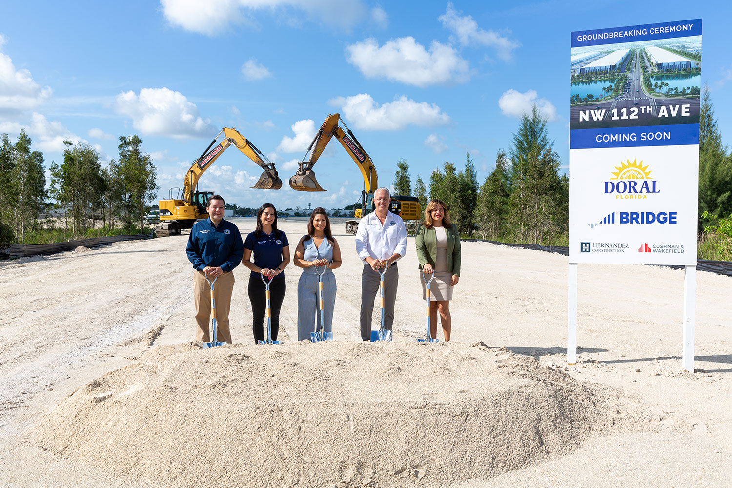 New Access Road at 112th Ave