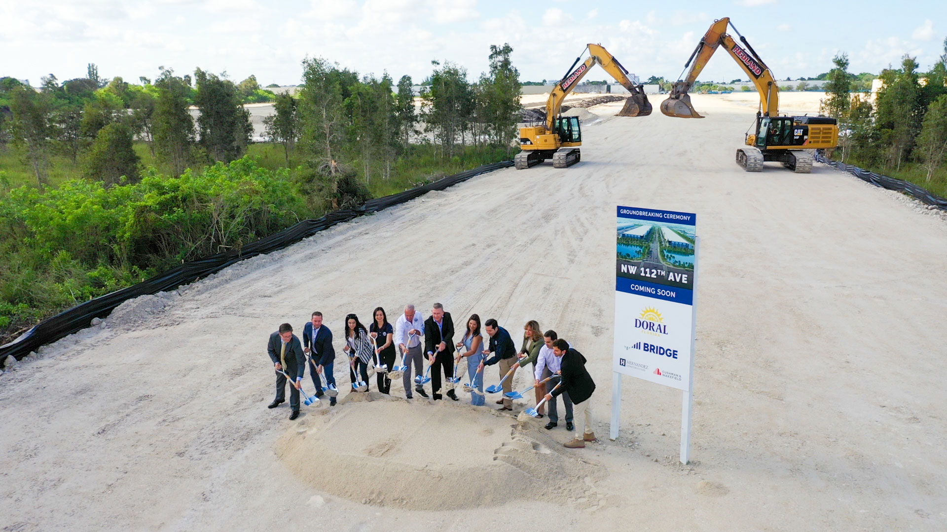 New Access Road at 112th Ave