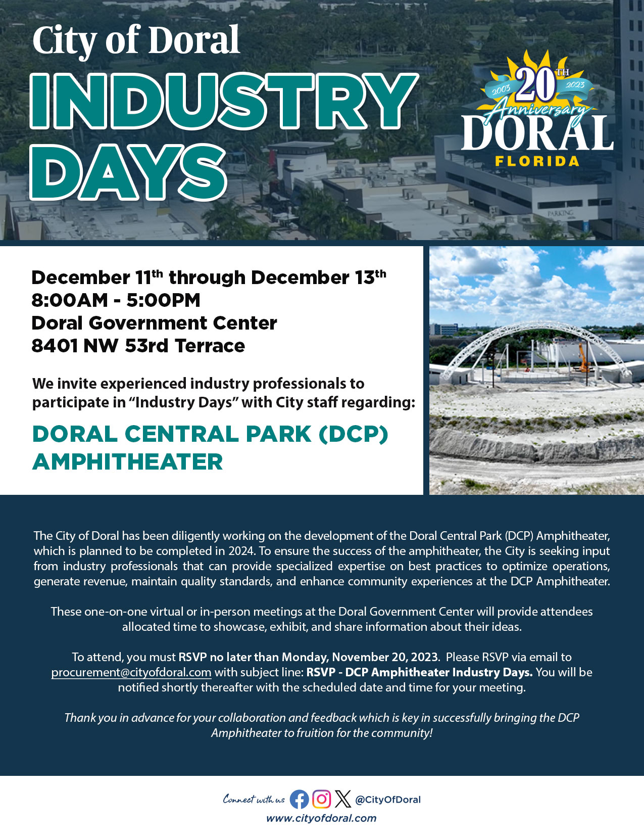 Industry Days - (DCP) Amphitheater