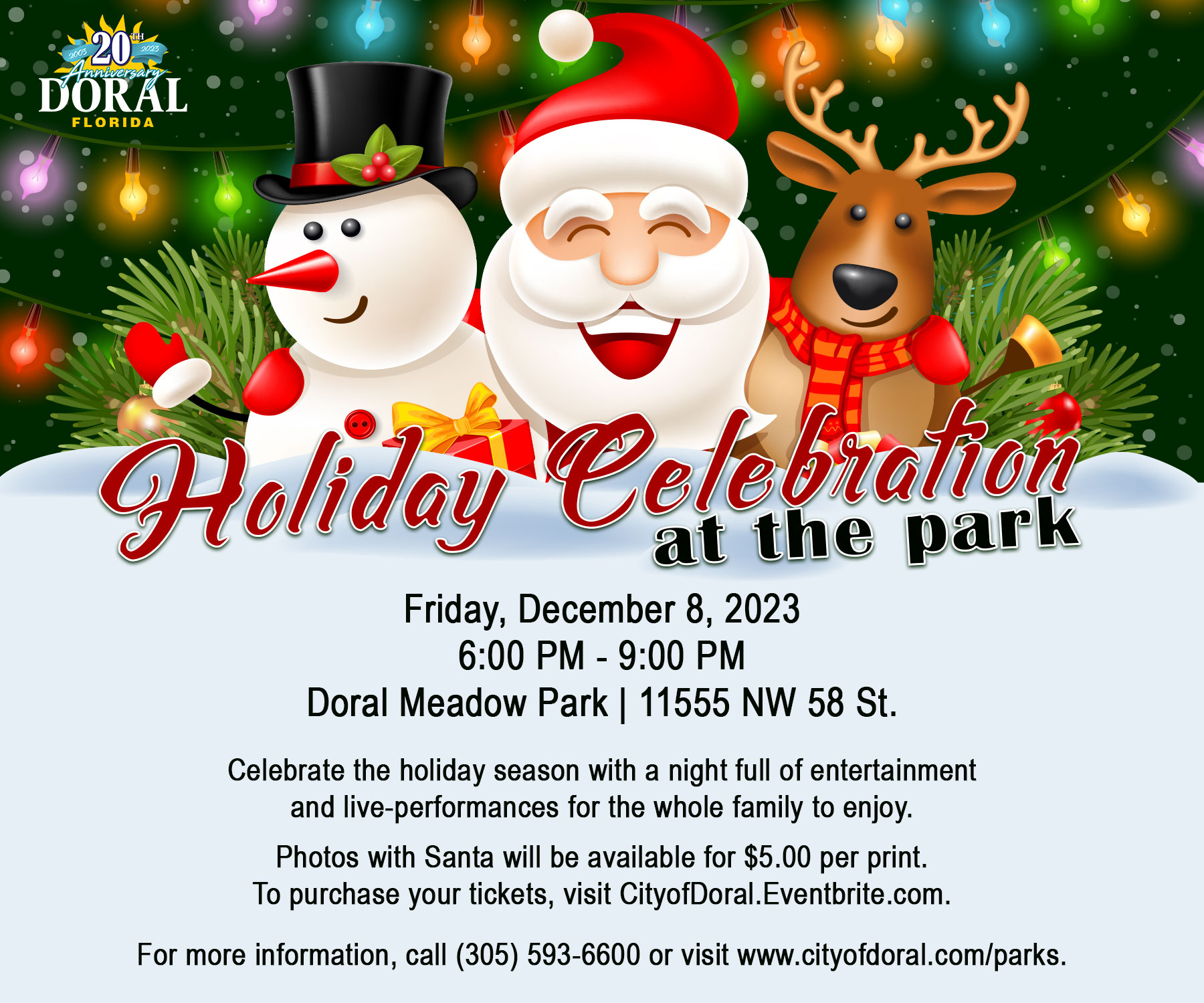 Holiday Celebration at the Park