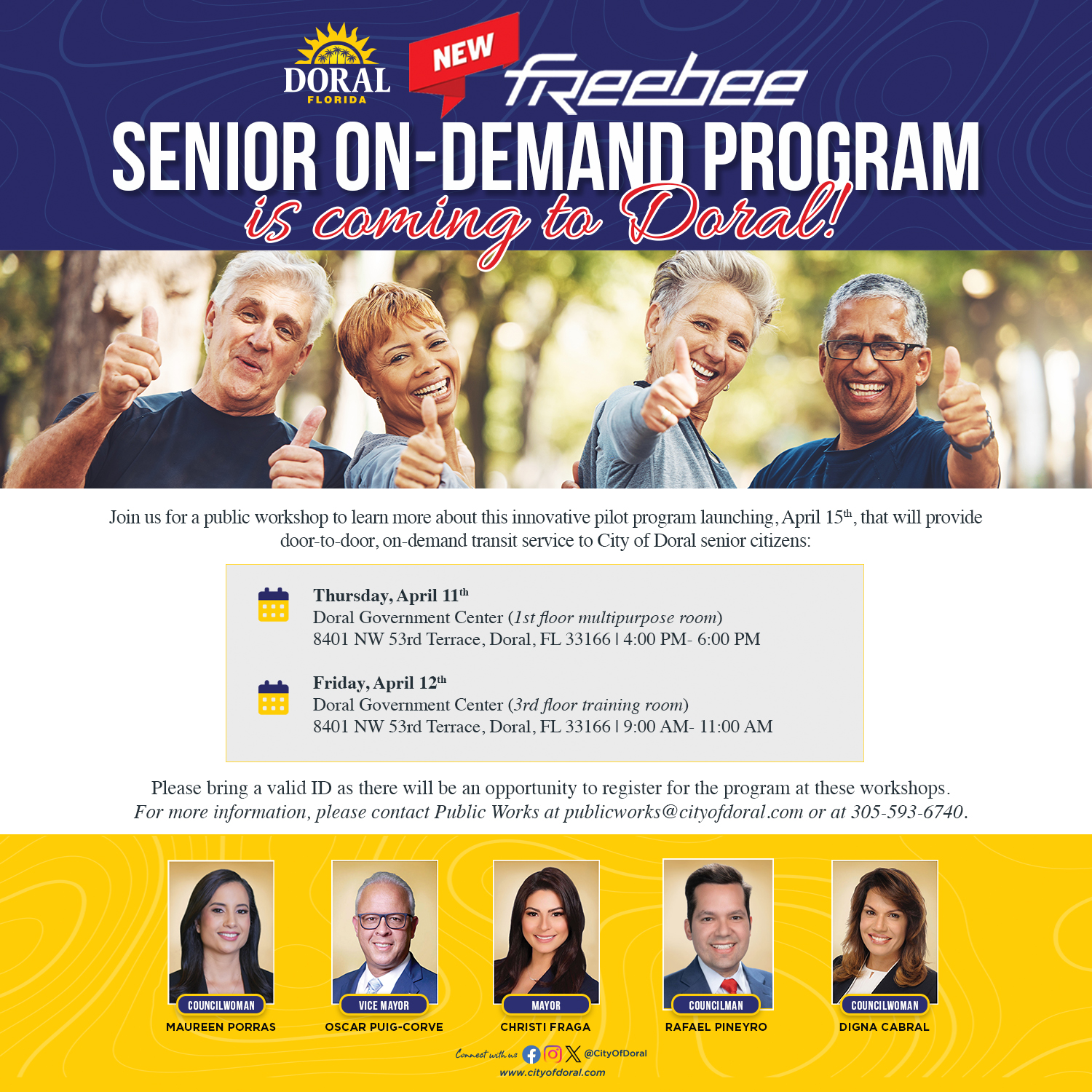 FreeBee Program for Senior Citizens
