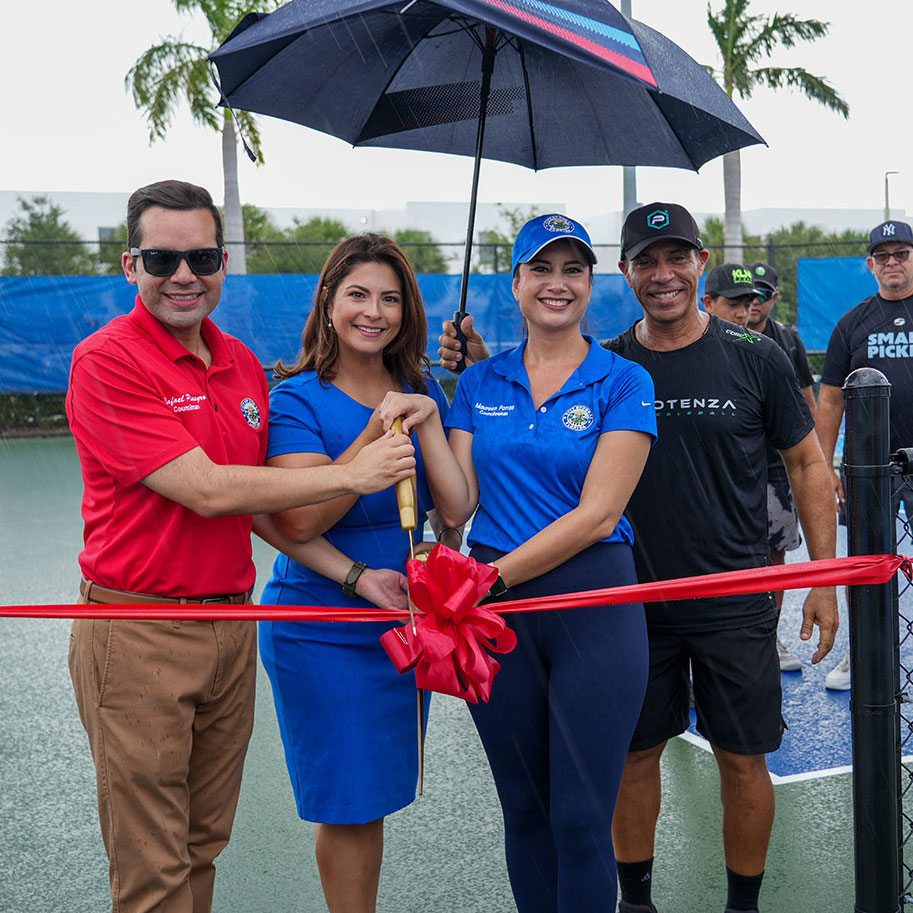 Doral Inaugurates New Pickleball Courts