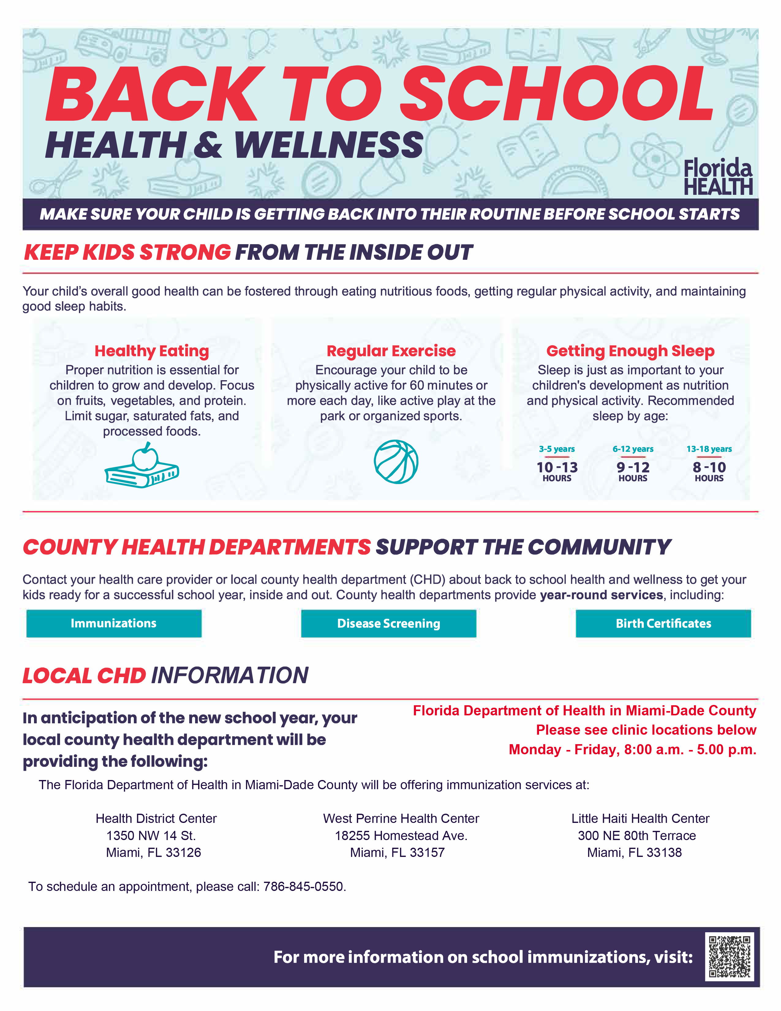 Back to School – Health and Wellness English