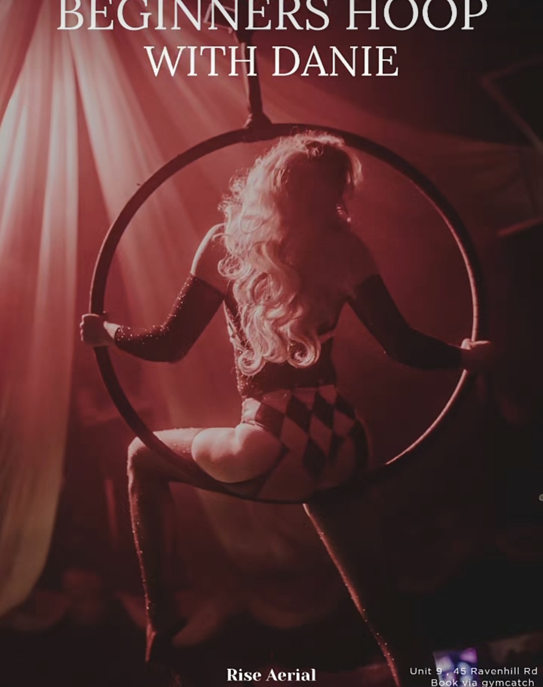 Aerial Hoop class in action