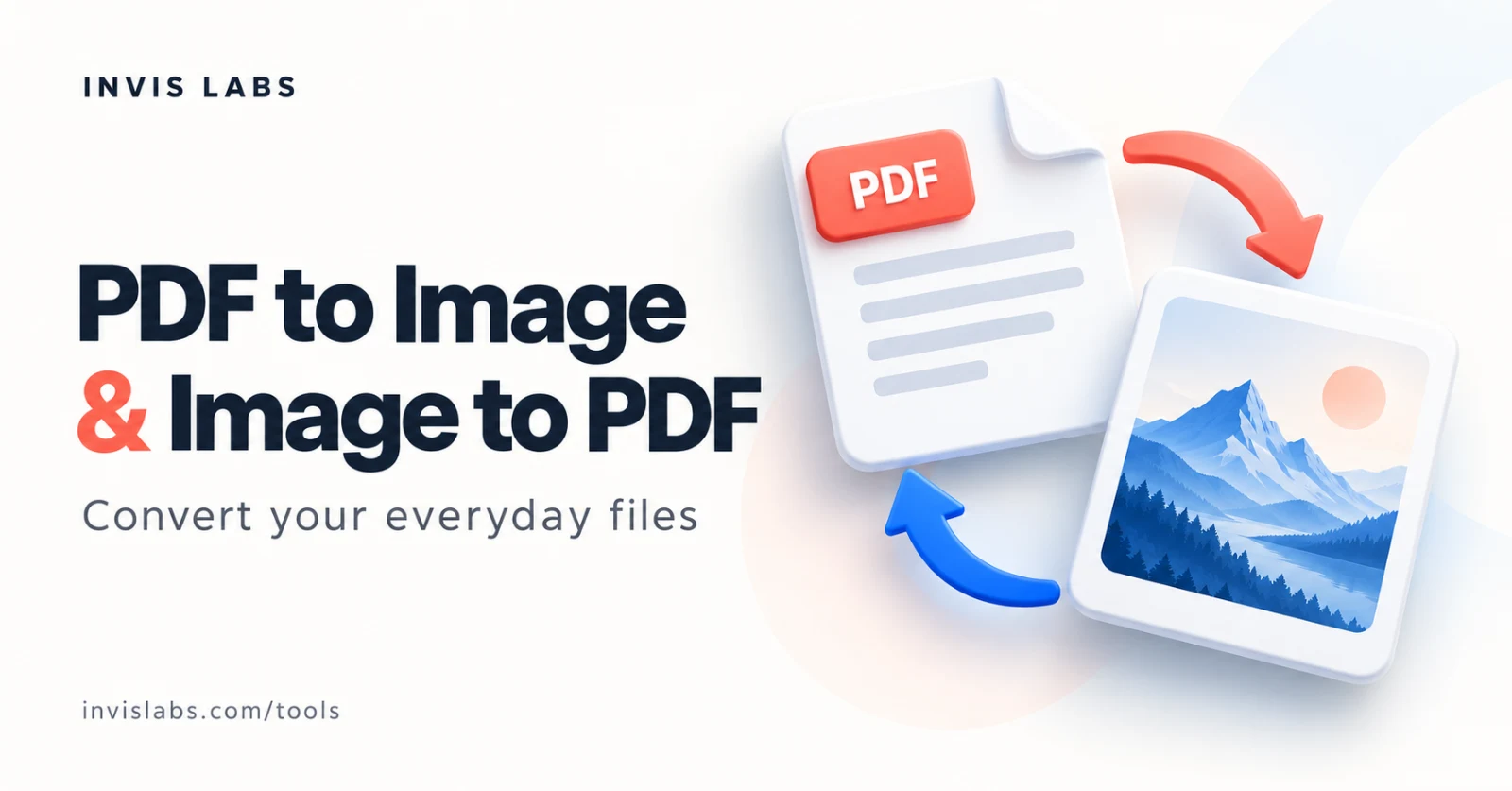 PDF to image and image to PDF : A Guide to invis labs online tools.