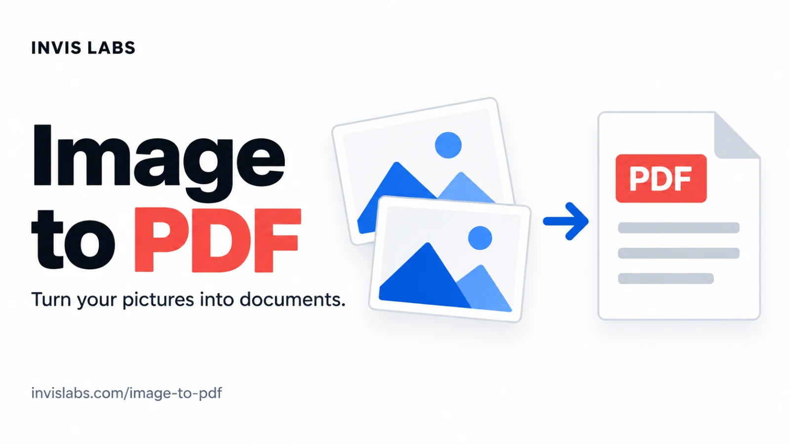 How to Convert Images to PDF with Invis Labs