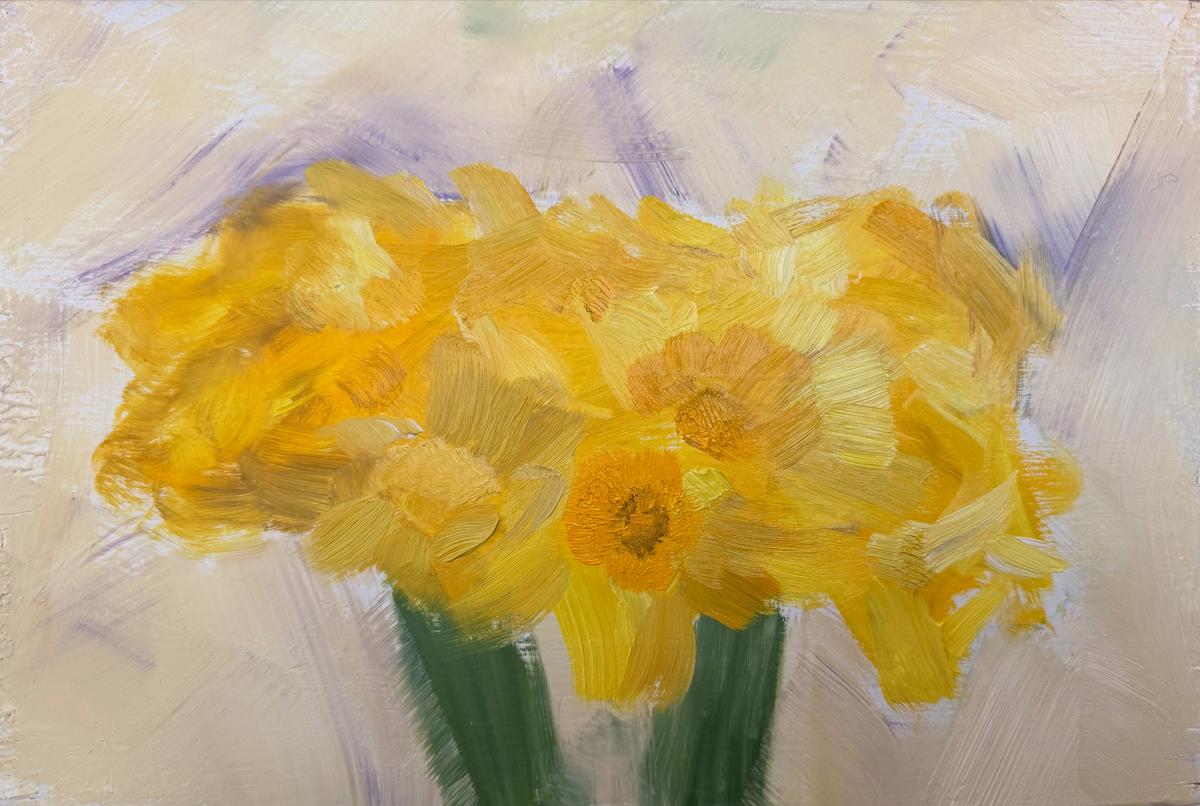 Painted some daffodils 🌼