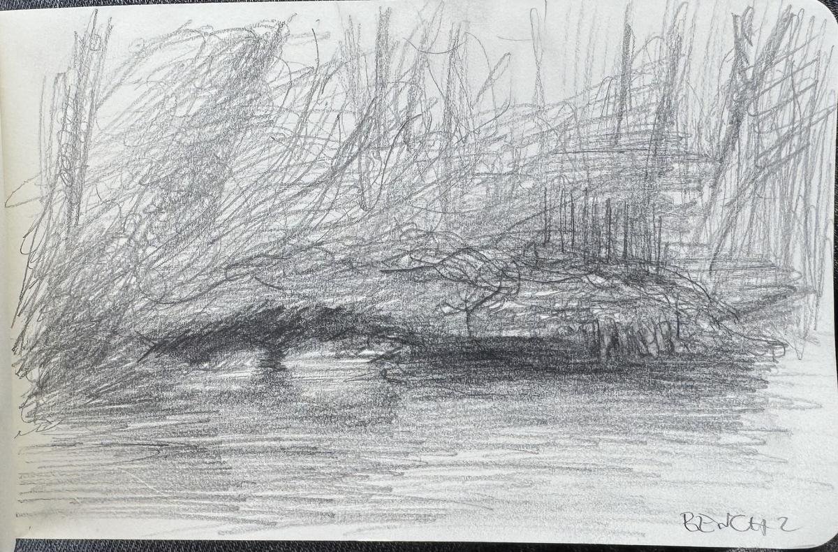 Landscape sketch in St. James’s Park