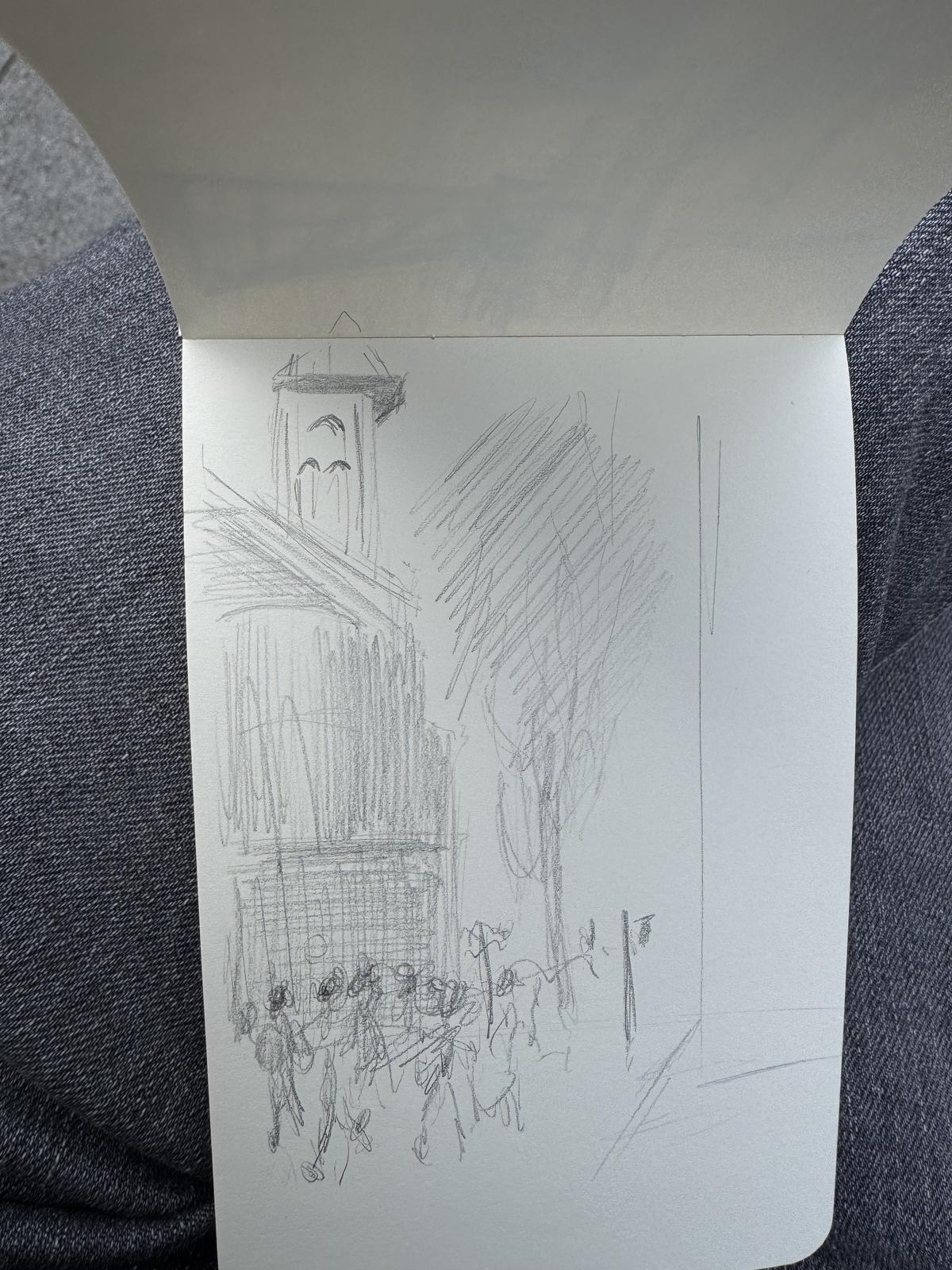 Did a commute sketch