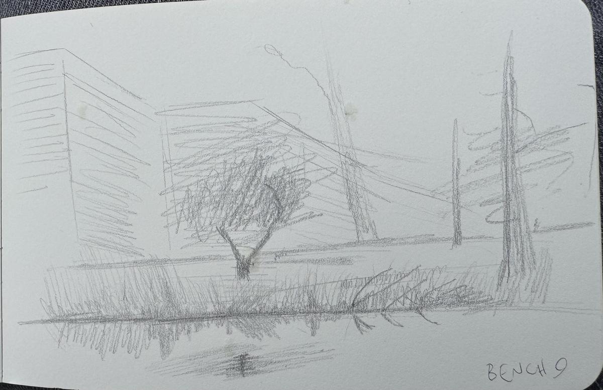 Commit sketch from bench 9