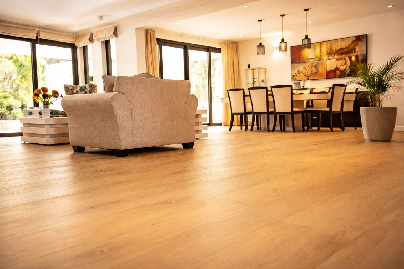 Laminate flooring installation in Kenya by Decomagna (Quick-Step)