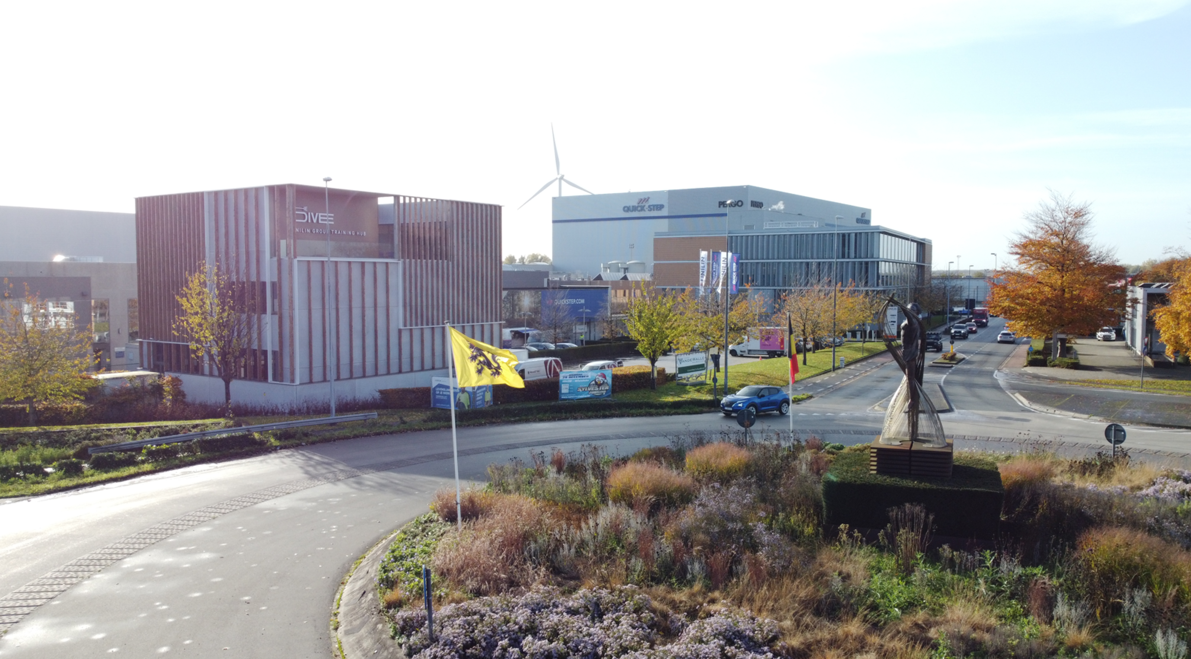 Quick-Step flooring factory in Belgium
