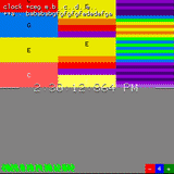 clock +ceg e.b..c..d..e.. ++a...babababgfgfgfgfededefga