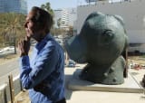 It's a horse, it's a dinosaur: An exclusive peek at Jeff Koons' monumental sculpture at LACMA