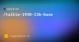 talkie-lm/talkie-1930-13b-base · Hugging Face
