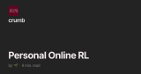 Personal Online RL | 🌱 | Offprint