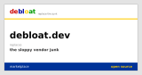 debloat.dev — replace the junk