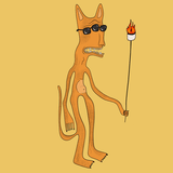 Calzone watchin’ it burn by BizarreBeasts on Base