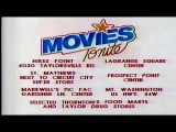 Movies Tonite Video Rental Louisville KY 80s Era Commercial