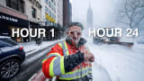 NYC's Worst Blizzard in a Decade, hour by hour