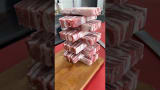 Zebra desenli kuzu kaburga şiş #kebap #kasap #kuzu #beef #lamb #meat #chef #butcher #salt #special