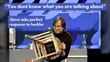 Steve Jobs perfect response to an insult. Worldwide developer conference 1997.