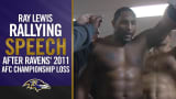 Ray Lewis' Rallying Speech After Ravens' 2011 AFC Championship Loss | Baltimore Ravens