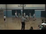 Kid gets drilled in the face by basketball