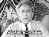 Jean Cocteau speaks to the year 2000, subtitled - 1962