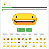 wide emoji maker