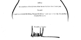 Exclusive | Epstein Birthday Letter With Trump’s Signature Revealed