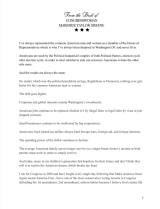 My official statement.