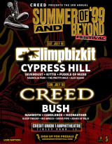 Creed have announced the 2026 lineup for their Summer of ’99 and Beyond Festival, feturing Limp Bizkit, Cypress Hill, Bush, Sevendust, Kittie, Puddle of Mudd, and more →