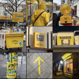 Me and my girlfriend went on color hunting in Berlin this weekend. We picked two random colors and had to make a 3x3 photo grid featuring that color. I got yellow, she got blue, here's the result.  Had lots of fun - highly recommend!