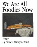 For @spike_art food issue, I propose a theory: the RISE of foodie-ism, i.e. food/restaurants becoming a need-to-know category offering cultural cachet, can be directly attributed to the DECLINE of traditional haute culture forms—art, fashion, cinema etc  (1/x)