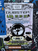 incredible gig poster in Prague