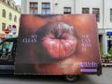 these ads from Bidetly (portable bidet company) are wild as hell, but i’m here for it lmaoo